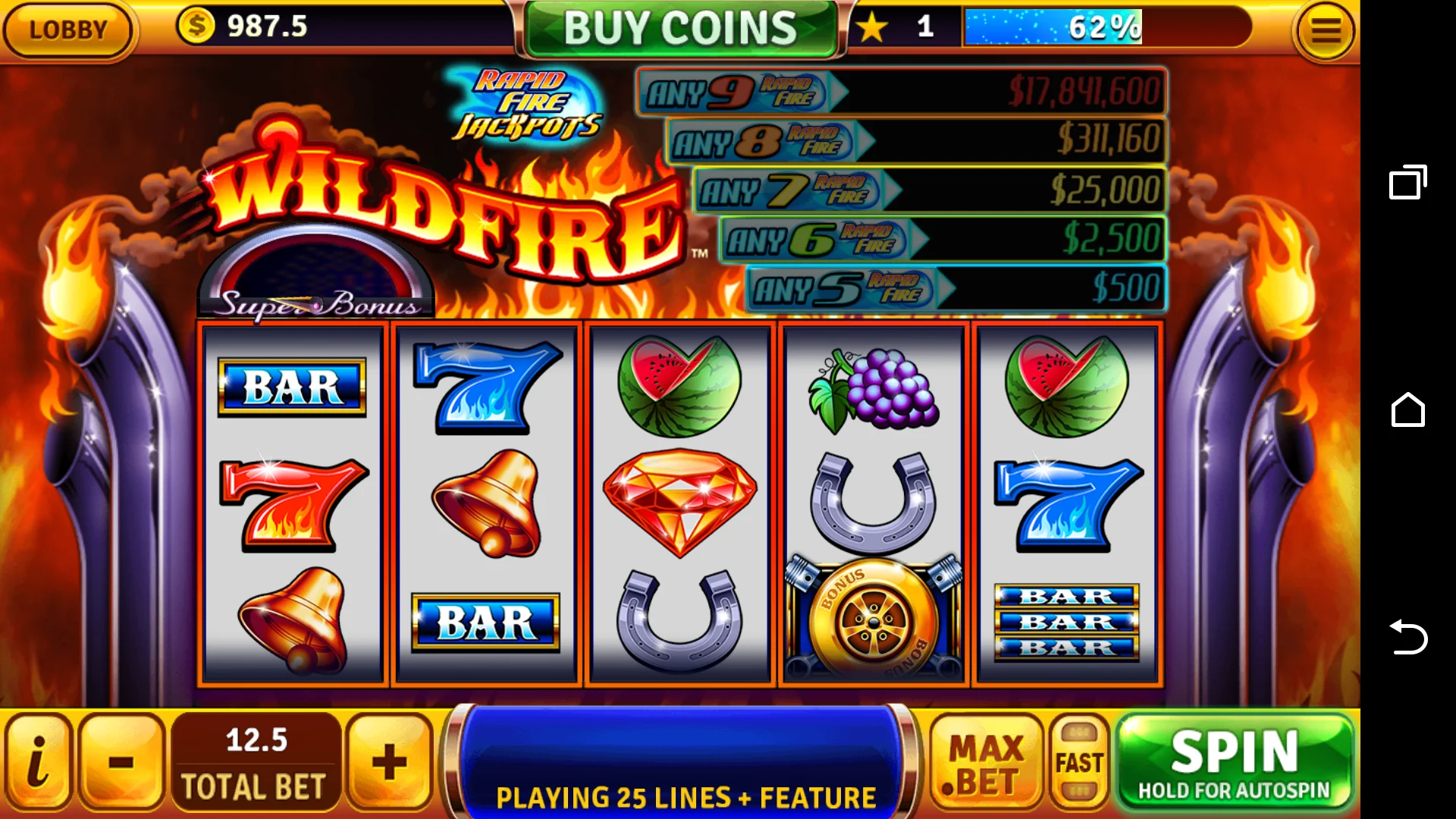 Lotsa slots